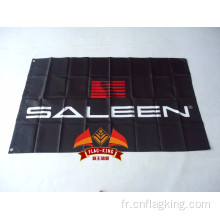 Drapeau de course automobile Saleen 90 * 150CM 100% polyester bannière saleen